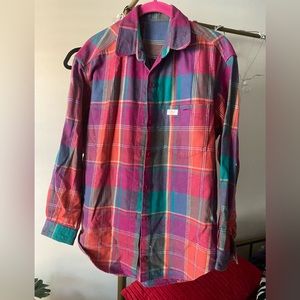 Vintage wrangler plaid shirt